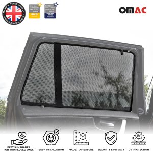 BMW X3 E83 Window Mesh - Rear Door - Omac - Black - '04-'10